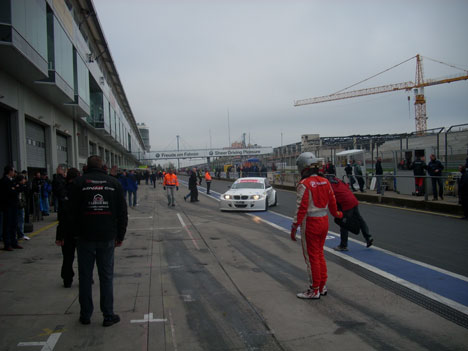 Thue Kristensen på Nürburgring med GRC racing.
